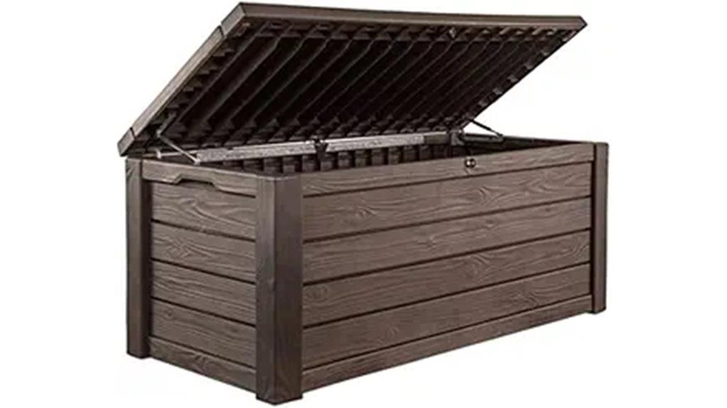 keter resin storage bench