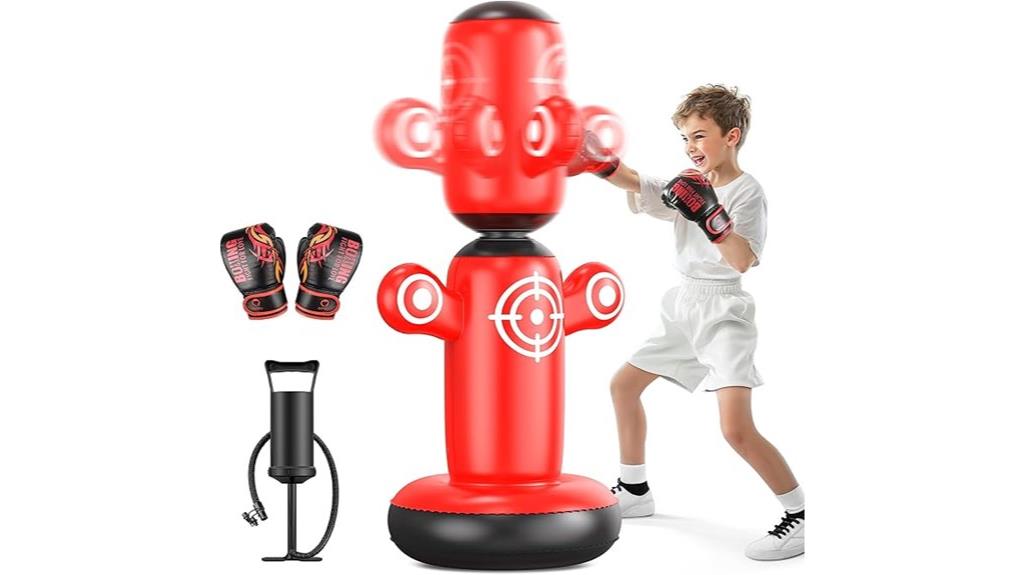 kids 360 rotatable punching bag