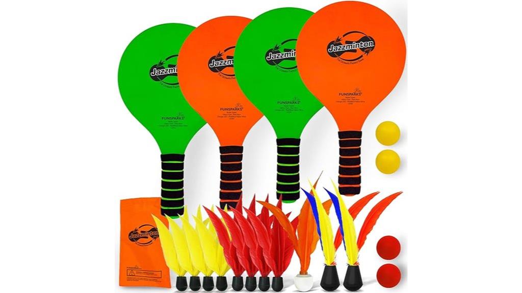 kids adults double paddle game