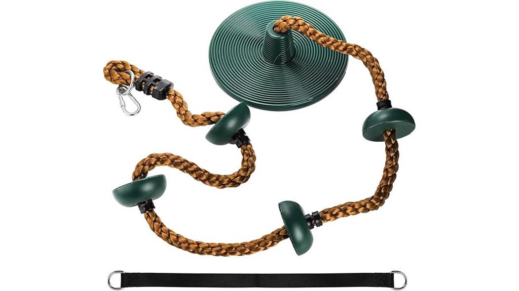 kids climbing rope platform