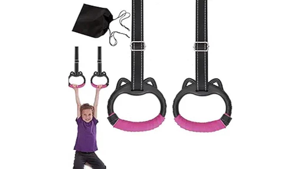 kids gymnastics rings set