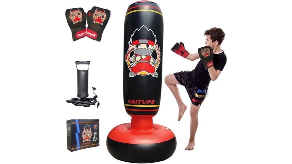 kids inflatable boxing set