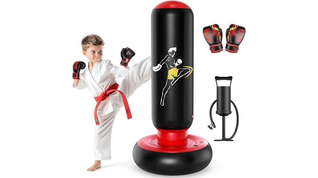 kids inflatable boxing set