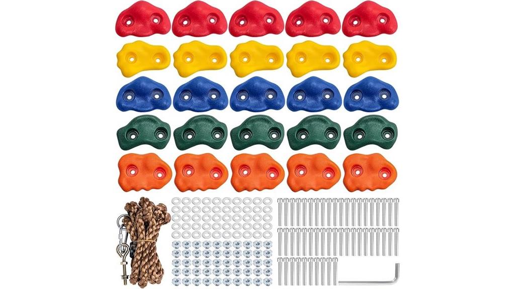 kids rock climbing wall kit