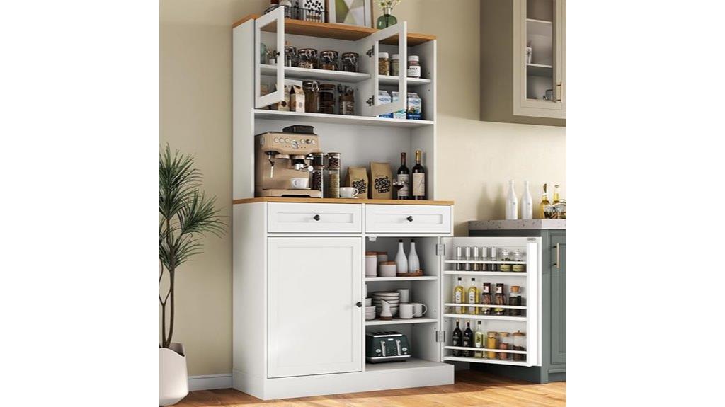 kitchen pantry cabinet drawers