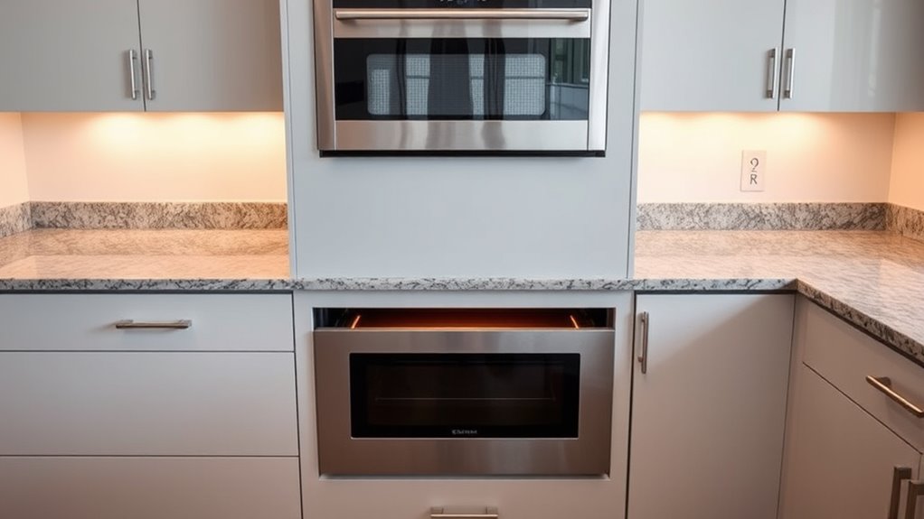 kitchen warming drawer considerations