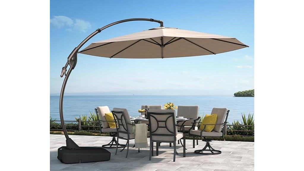 large 11ft umbrella set