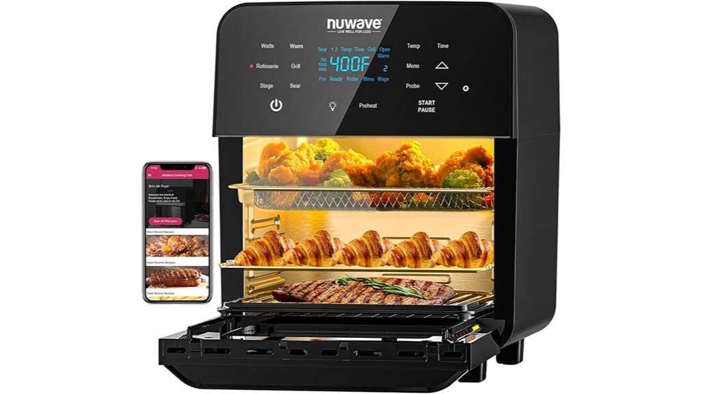 large 15 5 quart air fryer