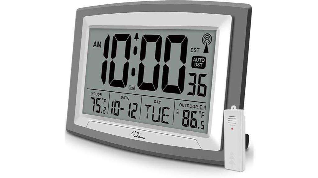 large atomic clock with temperature