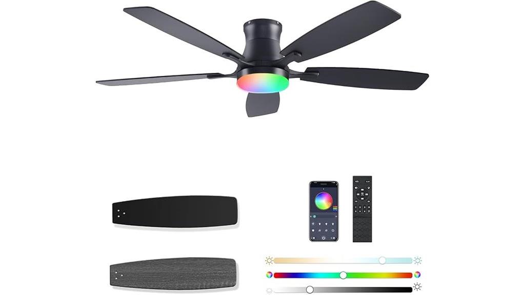 large black smart fan