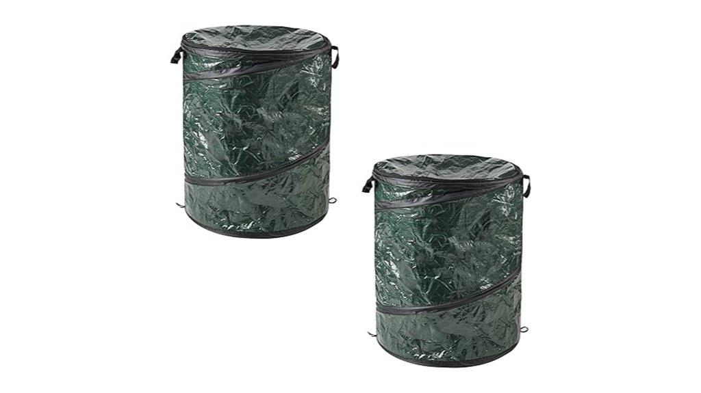 large collapsible outdoor trash