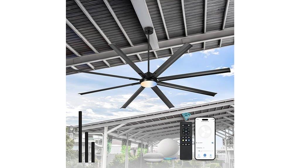 large industrial ceiling fan