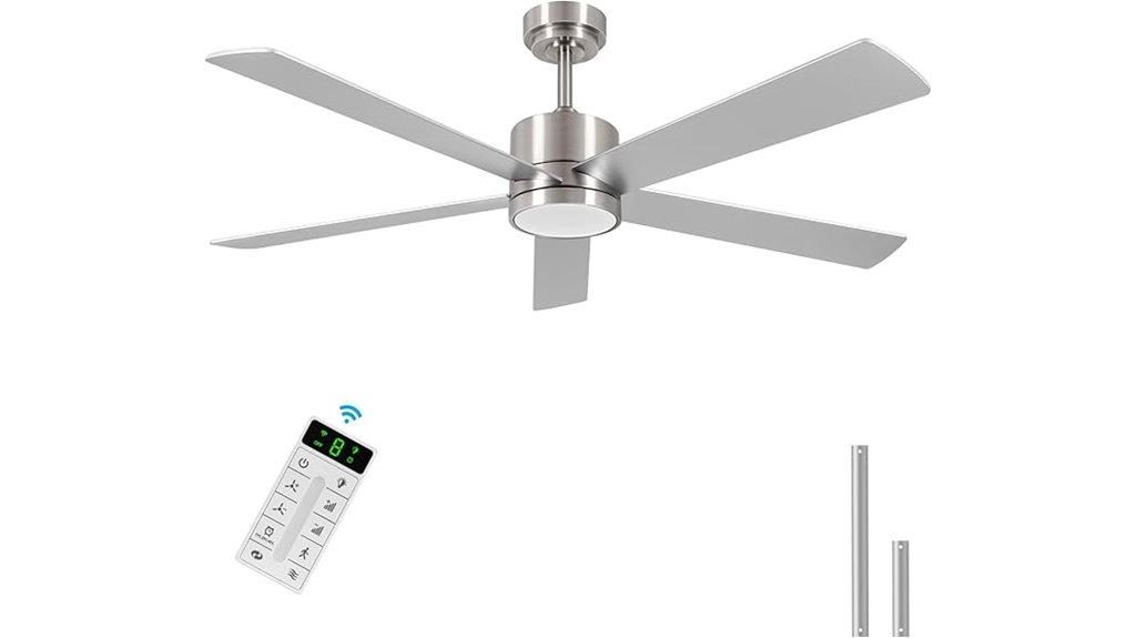large modern ceiling fan