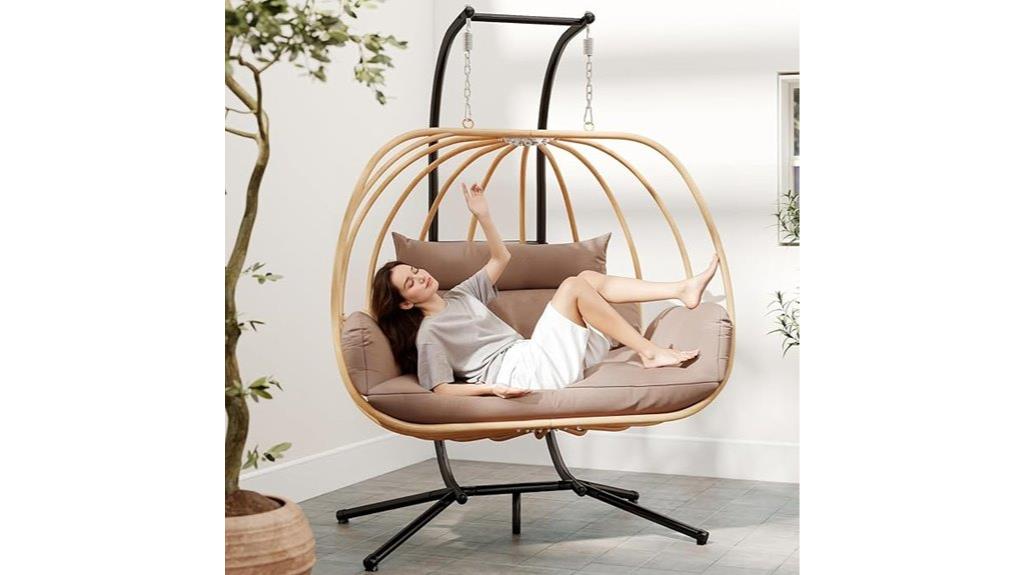 large outdoor egg chair