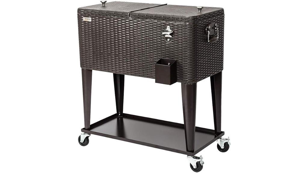 large portable ice chest