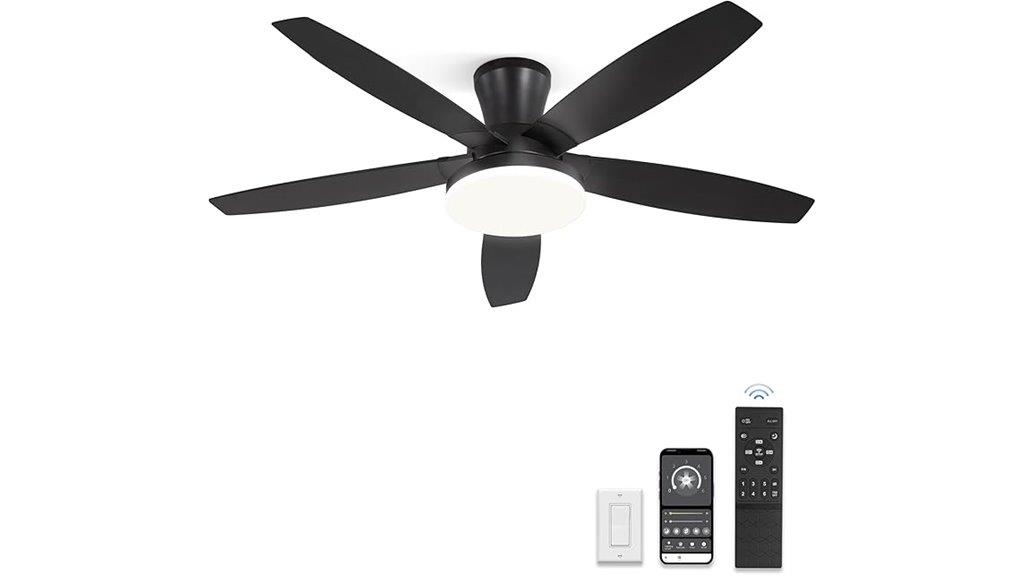 large remote controlled ceiling fan
