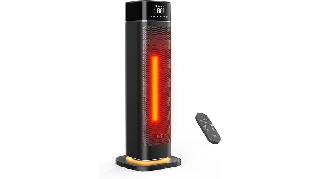 large remote controlled heater