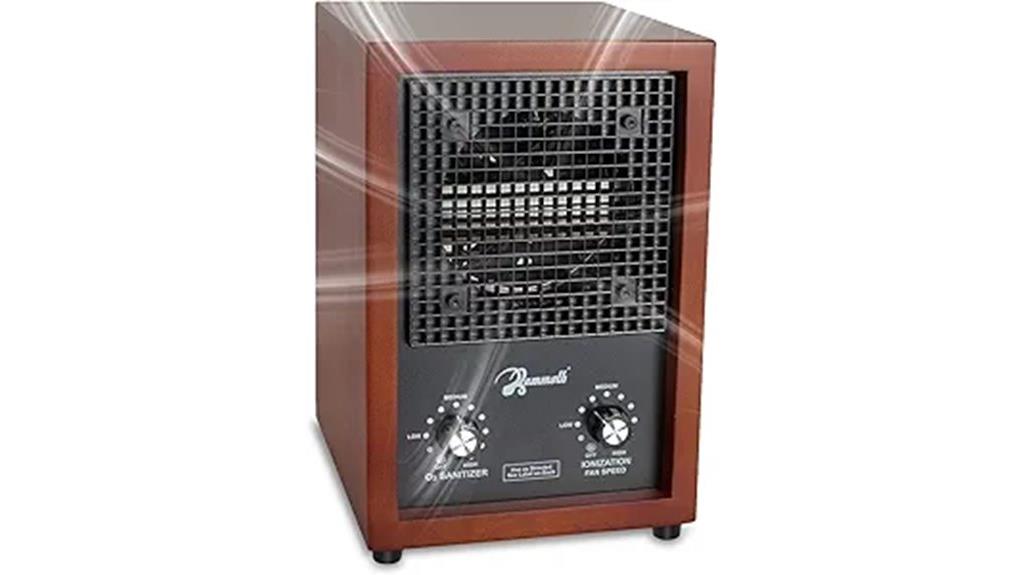 large space ozone ionizer