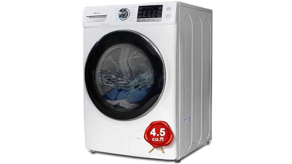 large steam washer features