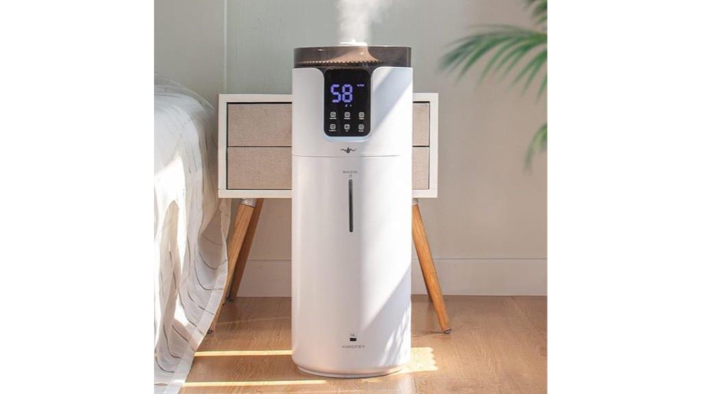 large ultrasonic humidifier with night light