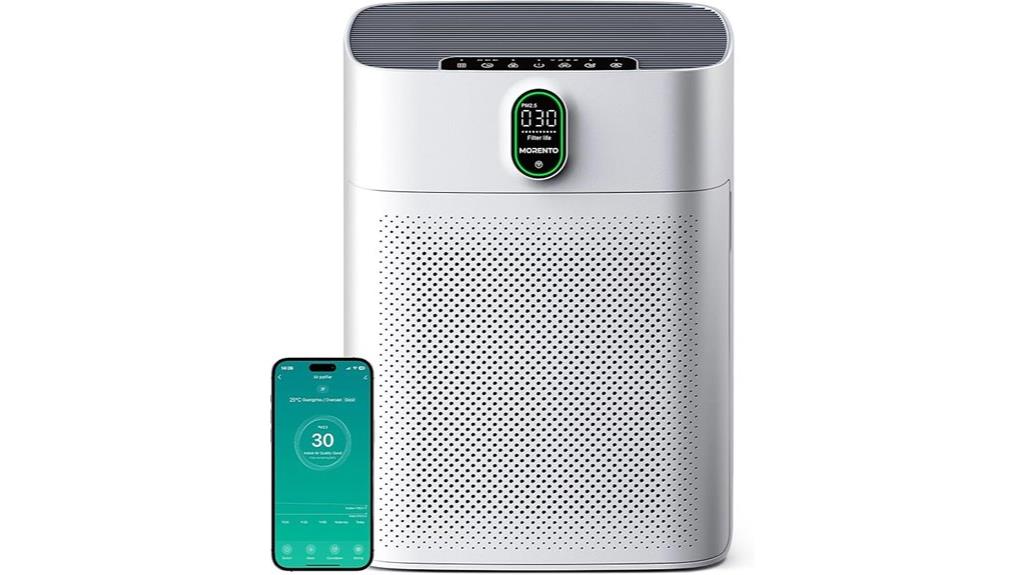 large white air purifier