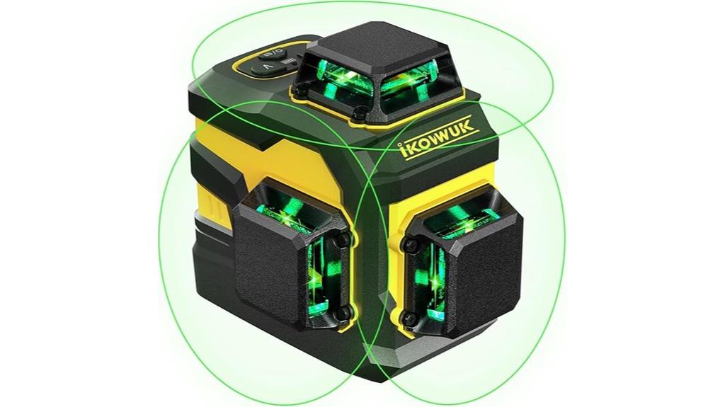 laser level with cross lines