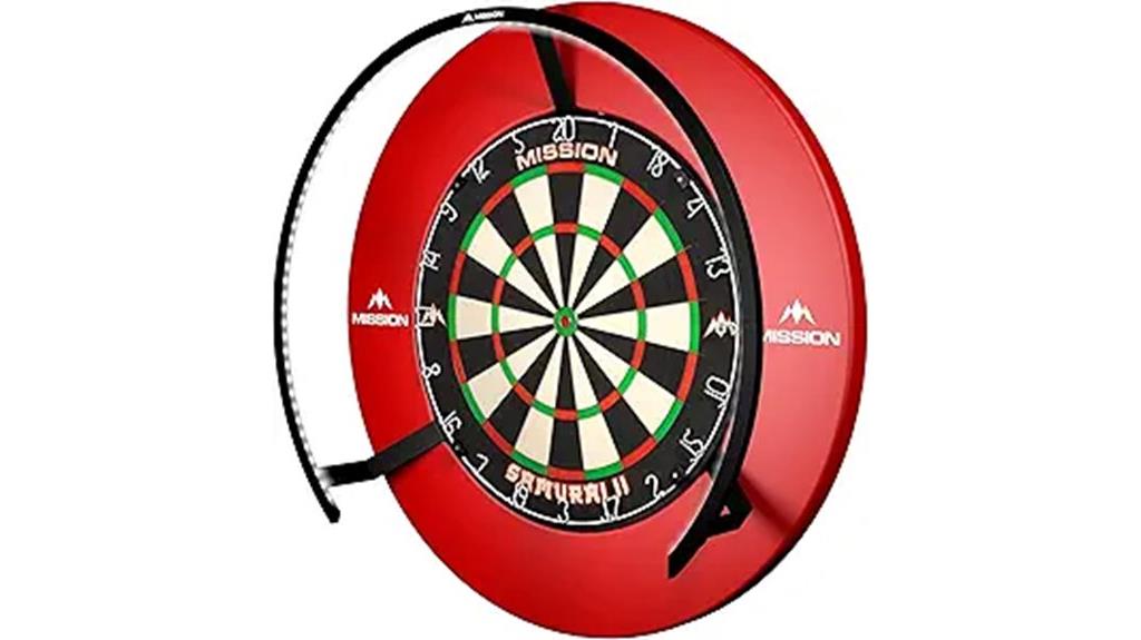 led lit dart board