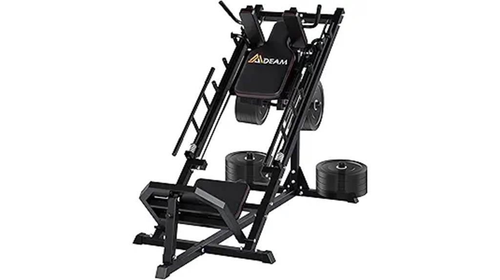 leg press and hack squat