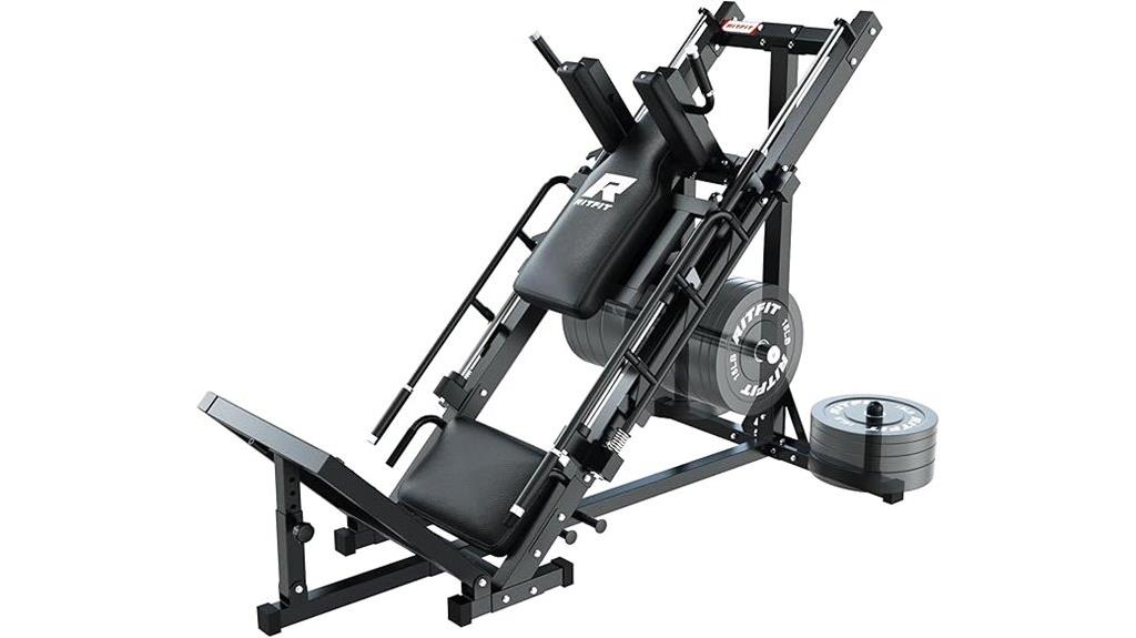 leg press hack machine