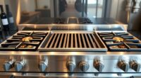 luxury gas ranges with griddles