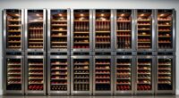 luxury wine cooler selection