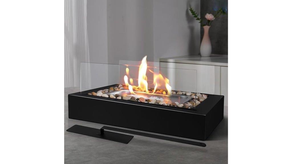 metal table fire design