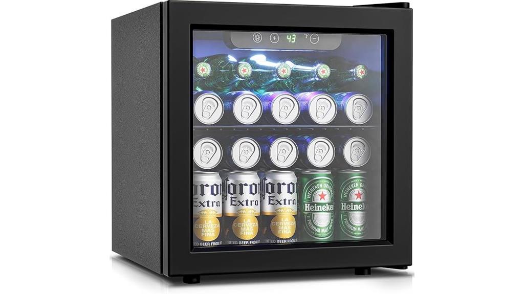 mini beverage cooler refrigerator