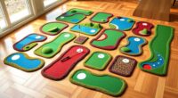 mini golf practice mats