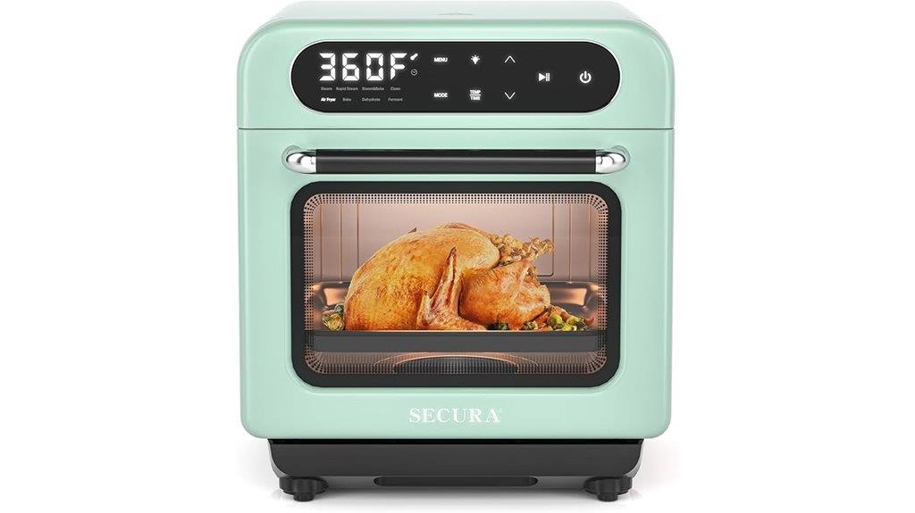 mint green multifunction oven