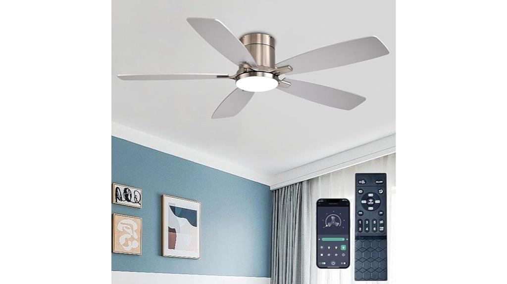 modern 52 inch ceiling fan