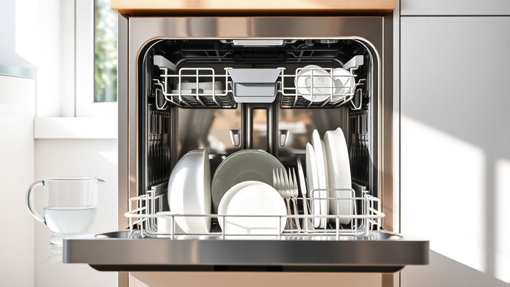 modern dishwashers save water