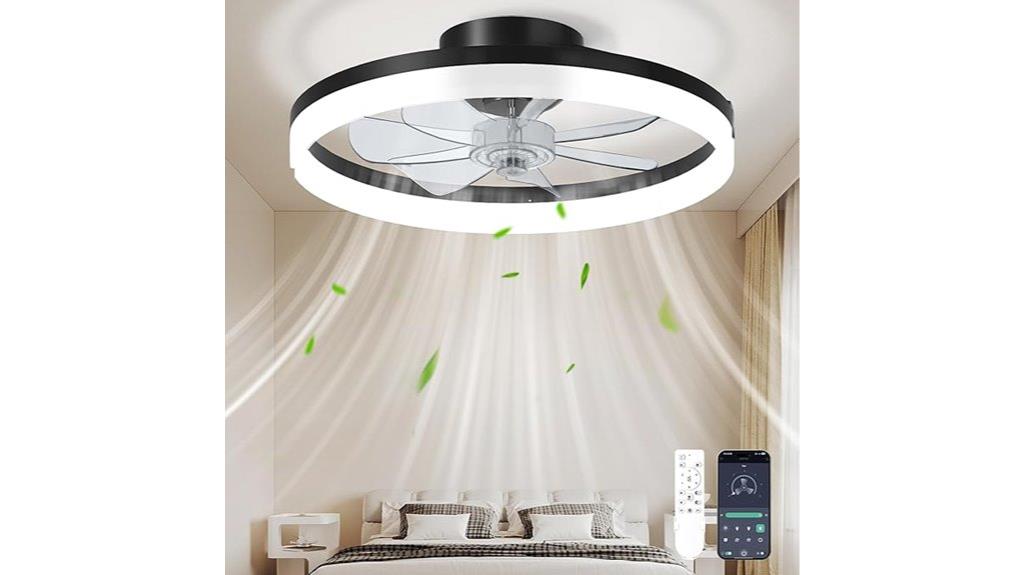 modern foldable ceiling fan