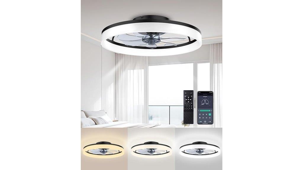 modern remote controlled ceiling fan