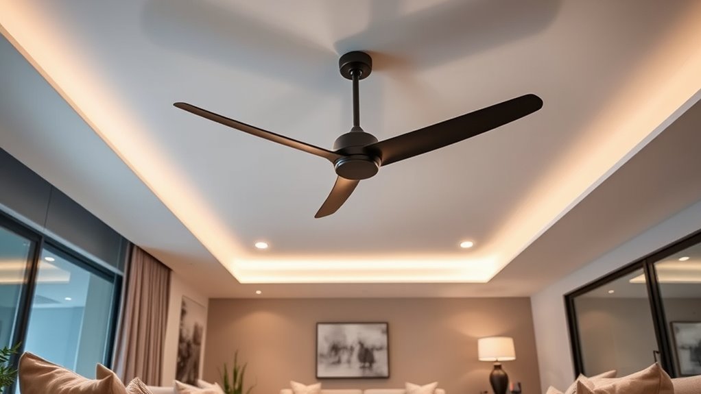 modern remote controlled ceiling fans