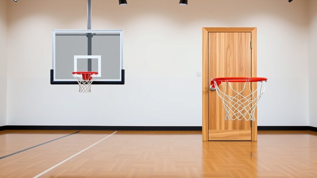 mounted versus door mounted