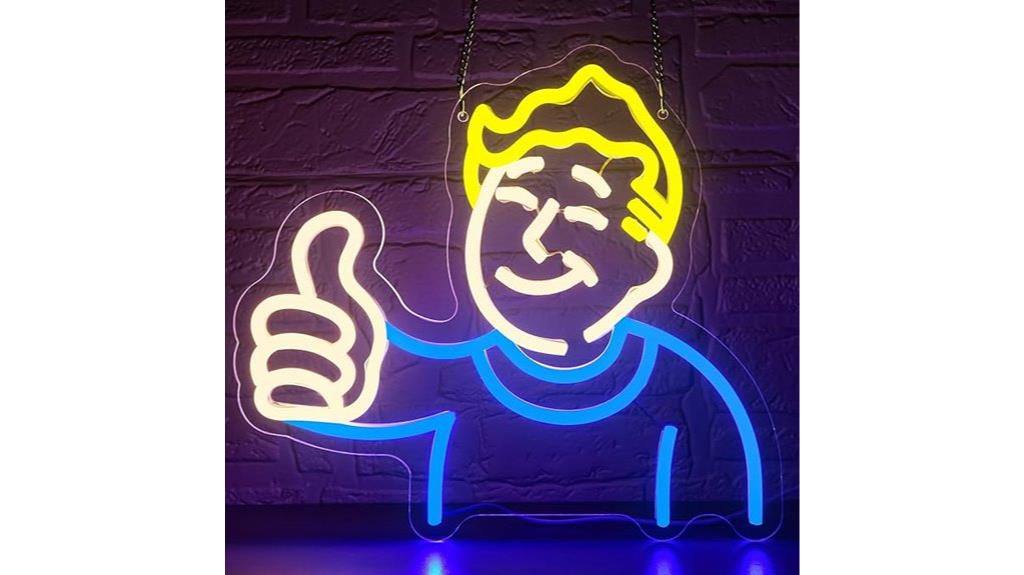 neon wall decor sign