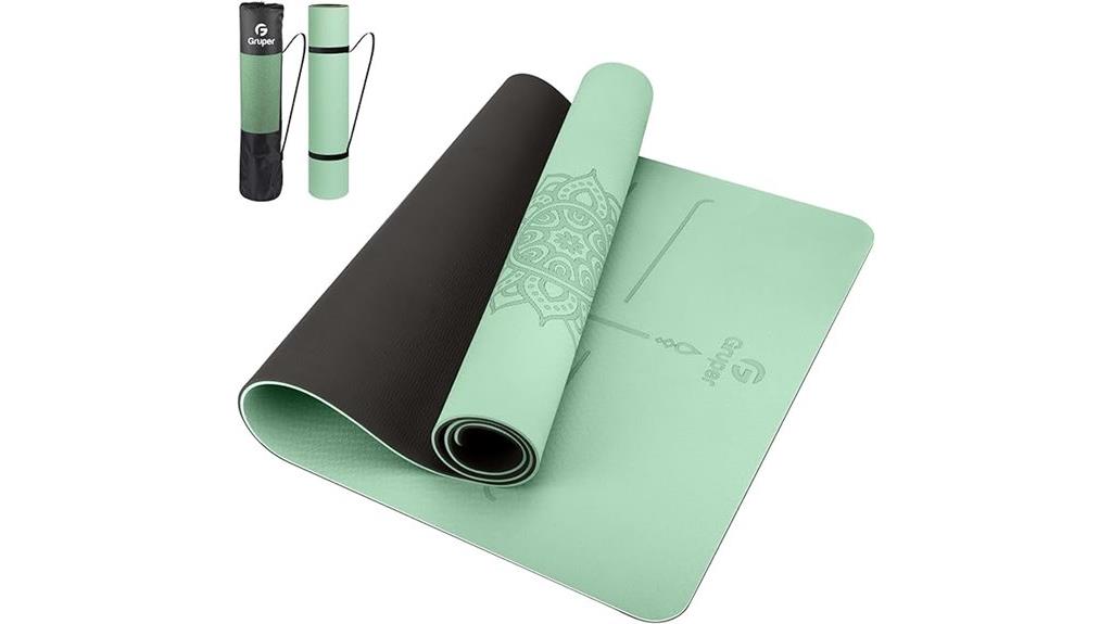 non slip tpe exercise mat