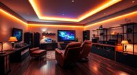 optimal game room lighting