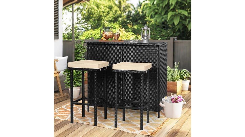 outdoor bar set