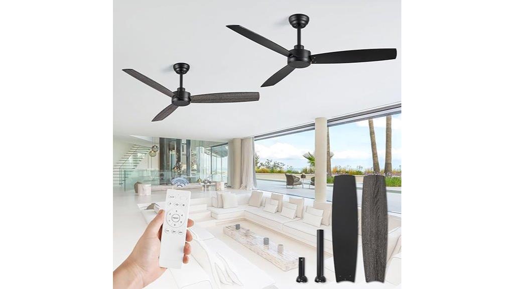 outdoor ceiling fans with remote