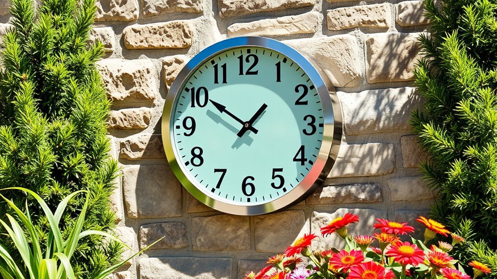 outdoor clock selection criteria