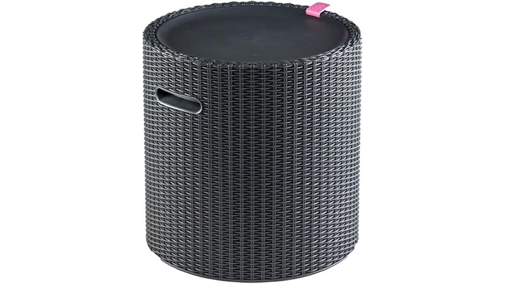 outdoor cooler side table