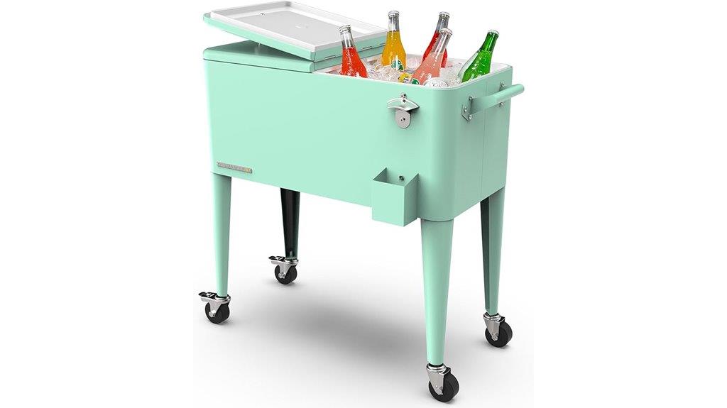 outdoor cooler with wheels
