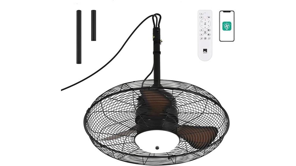 outdoor fan with light